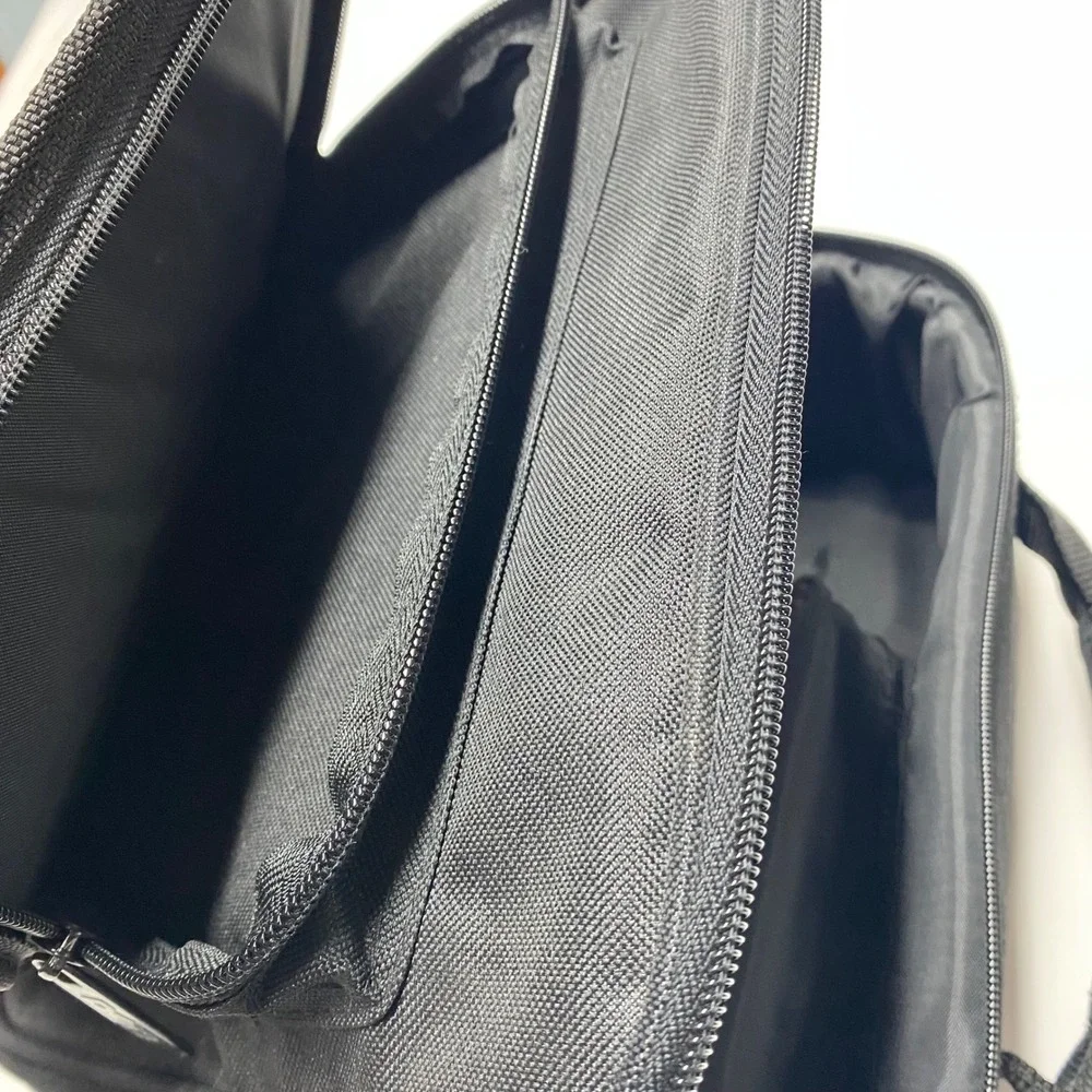 Dell Black Padded Projector Carrying Case Nylon Travel Bag with Divider 10x11x5